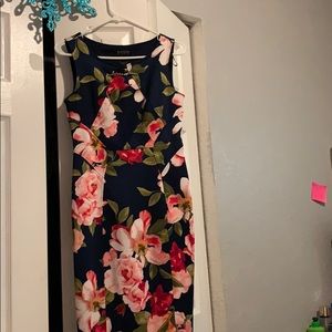 Mid Length Floral Dress
